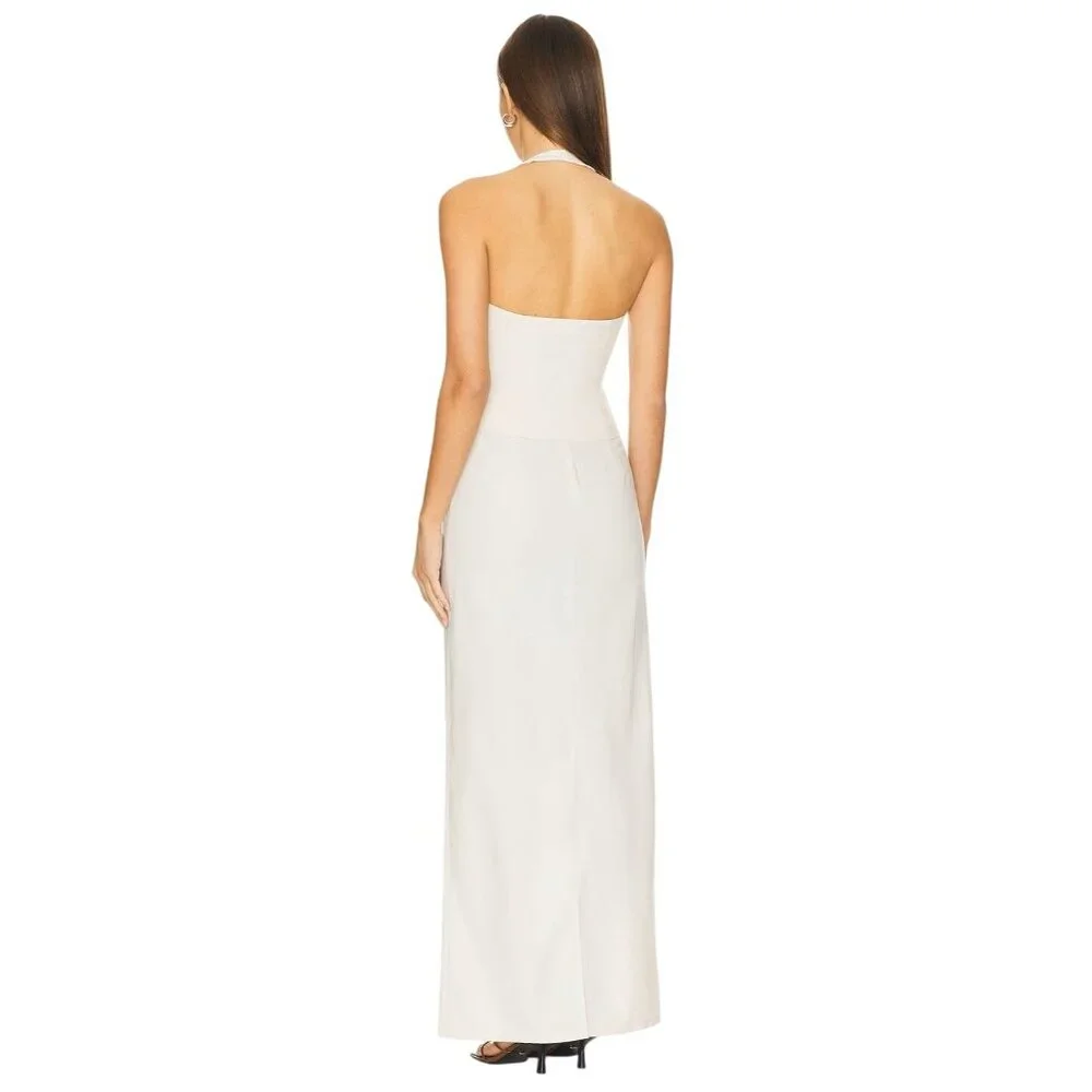 ALL THE WAYS Zephyra Skirt in Ivory Large New Womens Maxi Long